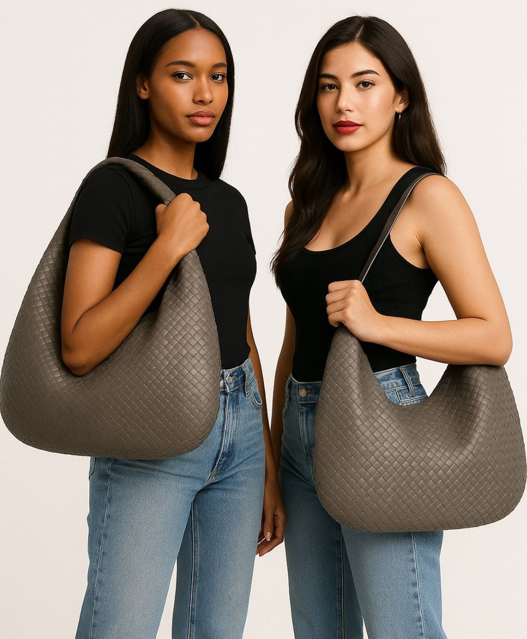 Milano Woven Shoulder Bag