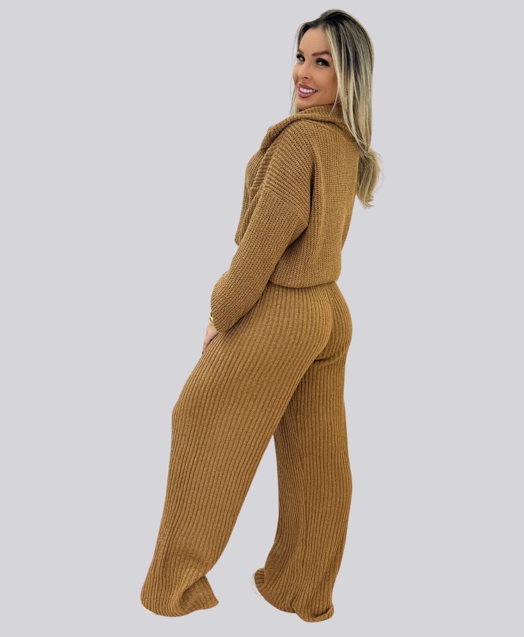 Conjunto de punto acogedor Malia 