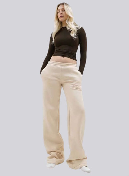 Jogging de corte amplio, estilo acogedor