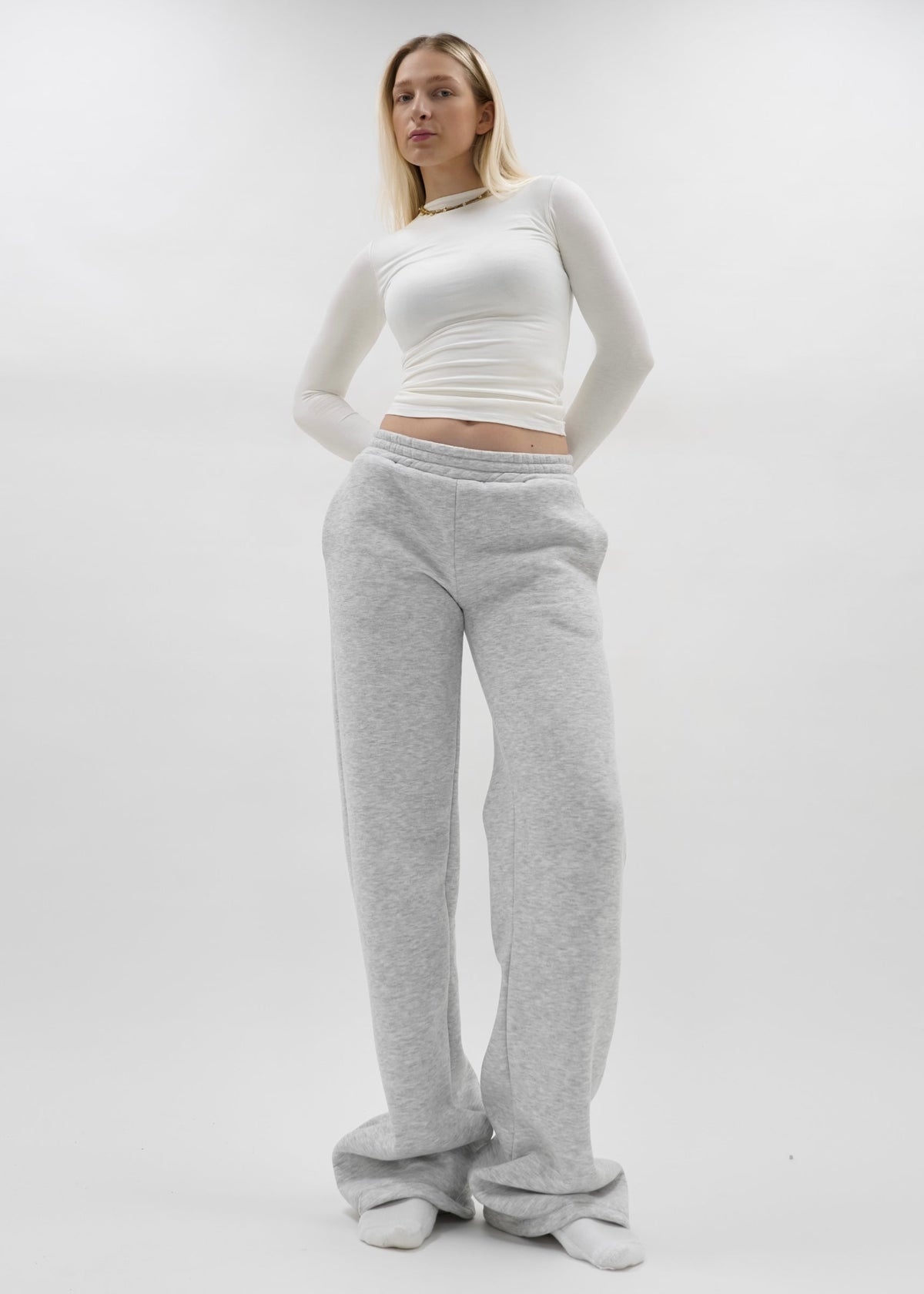 Jogging de corte amplio, estilo acogedor