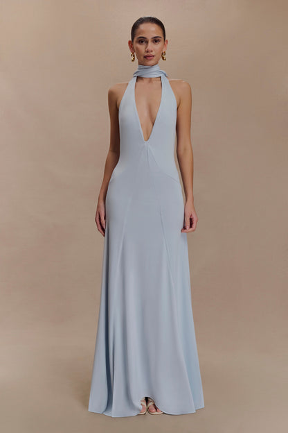 Celestia - Robe Dos Nu Foulard