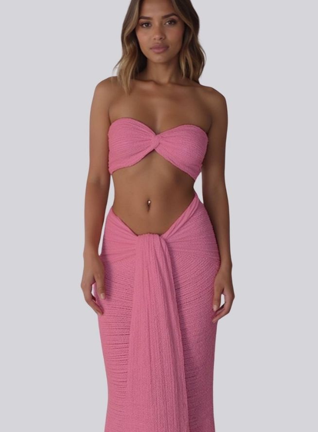 Ensemble Solea – Rose Coucher de Soleil (Deux Pièces)