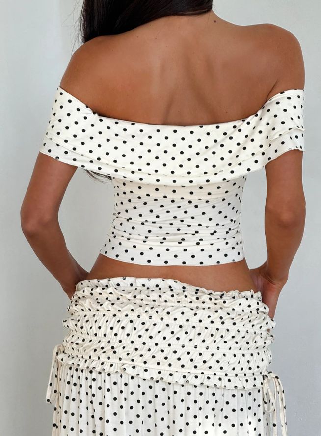 Robe Soréa – Pois Ivoire