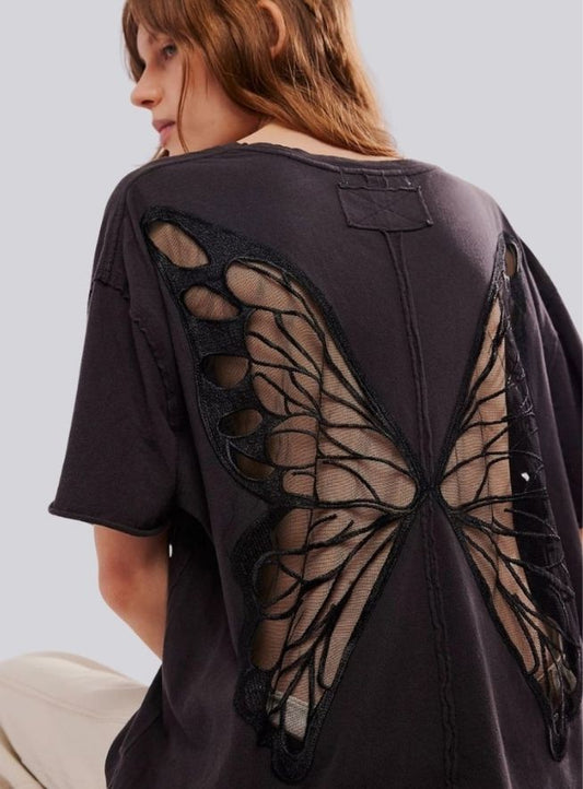T-shirt Lysa dos papillon