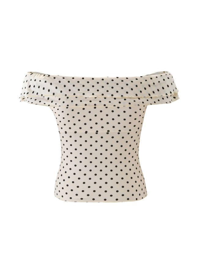 Robe Soréa – Pois Ivoire