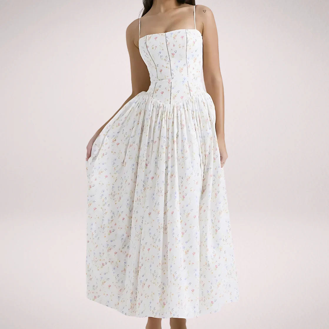 Vestido Éléonore – Corsé Prairie Douce