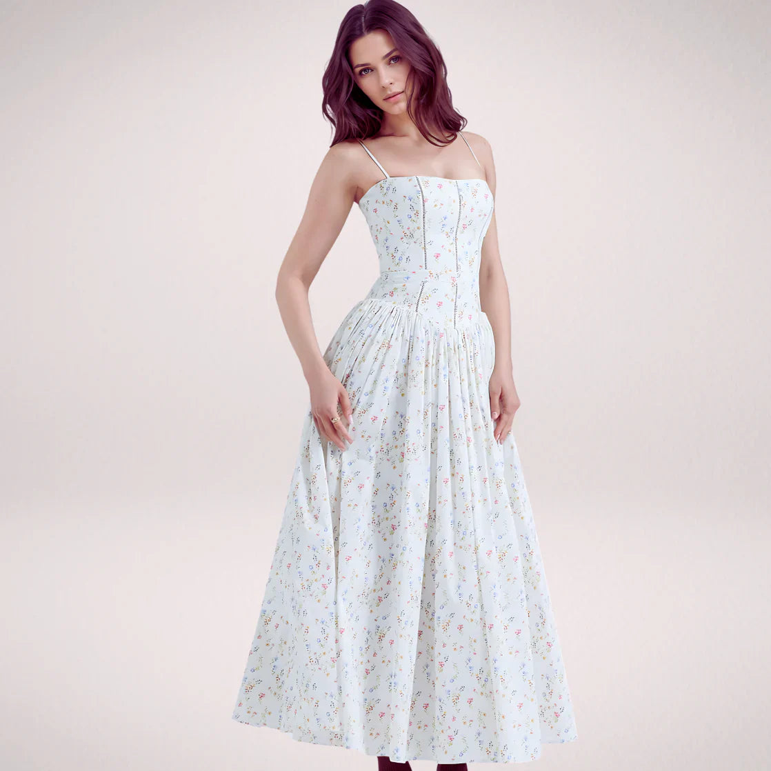 Vestido Éléonore – Corsé Prairie Douce