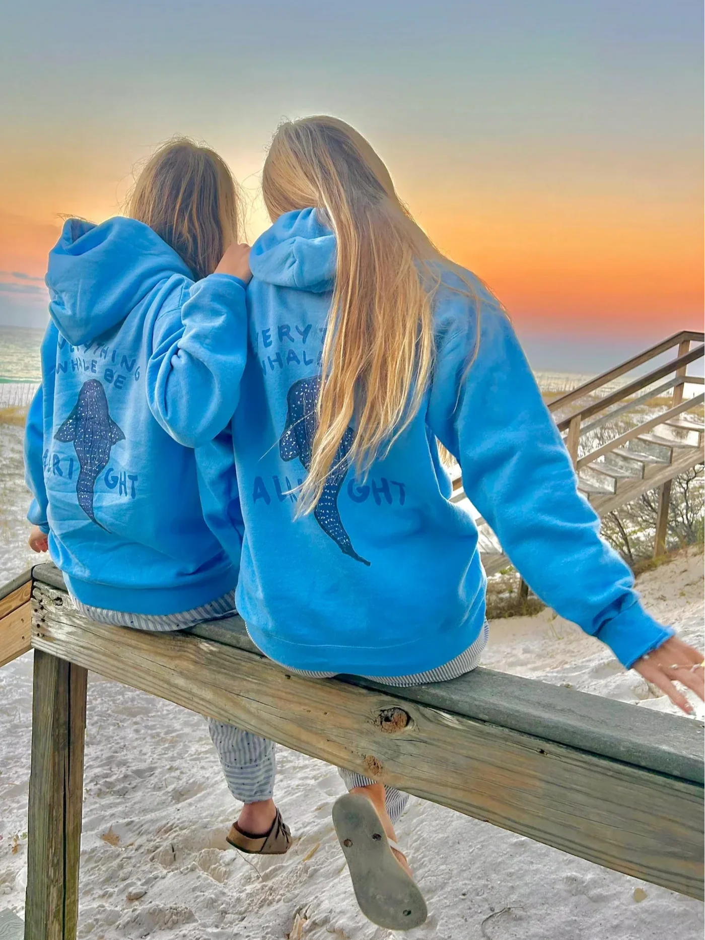 Sweat à capuche Pacifica Whale