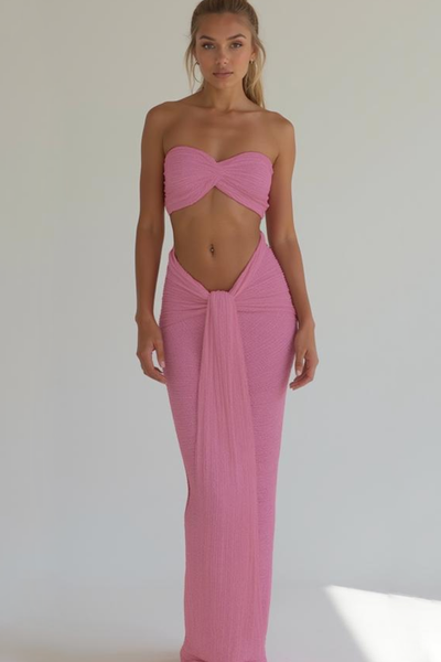 Ensemble Solea – Rose Coucher de Soleil (Deux Pièces)