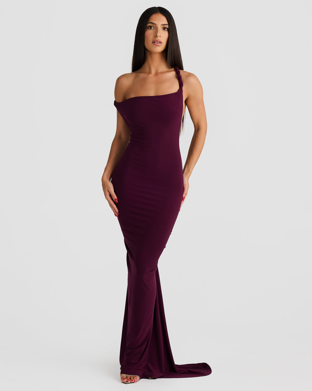 Vestido Viola Elegance – Espalda entrelazada