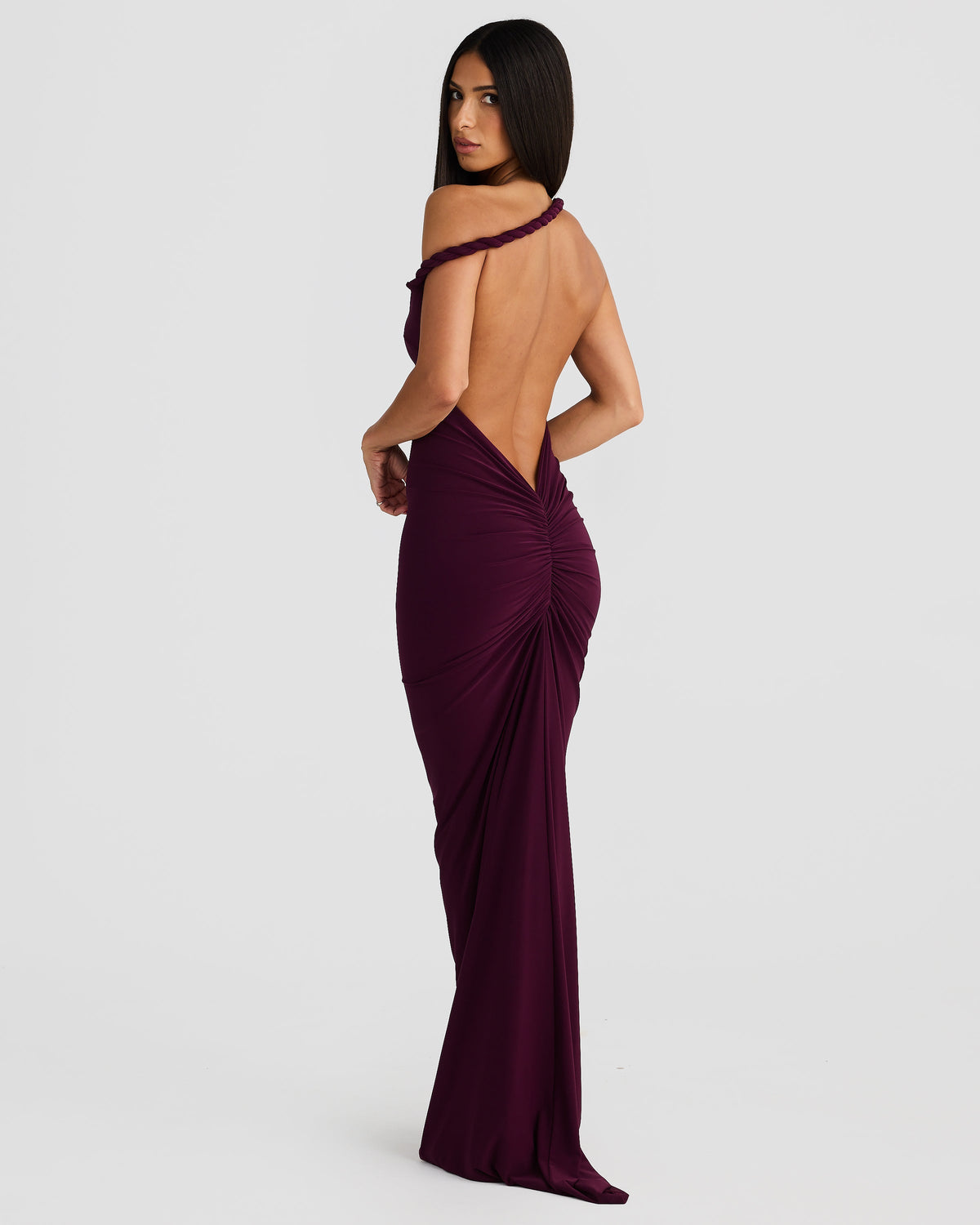 Vestido Viola Elegance – Espalda entrelazada