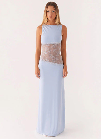 Vestido Lucinda - Aurora abierto de encaje