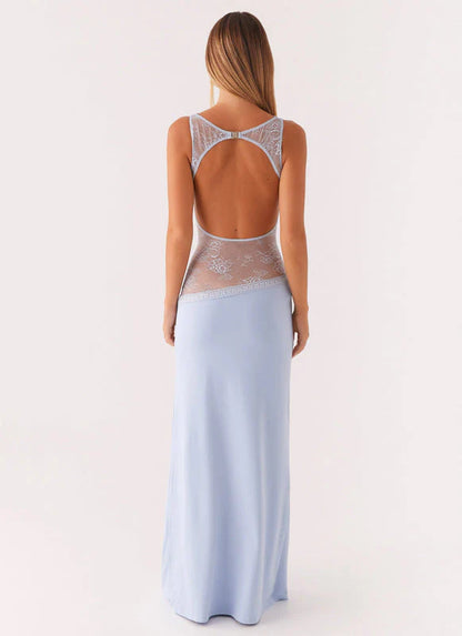 Vestido Lucinda - Aurora abierto de encaje