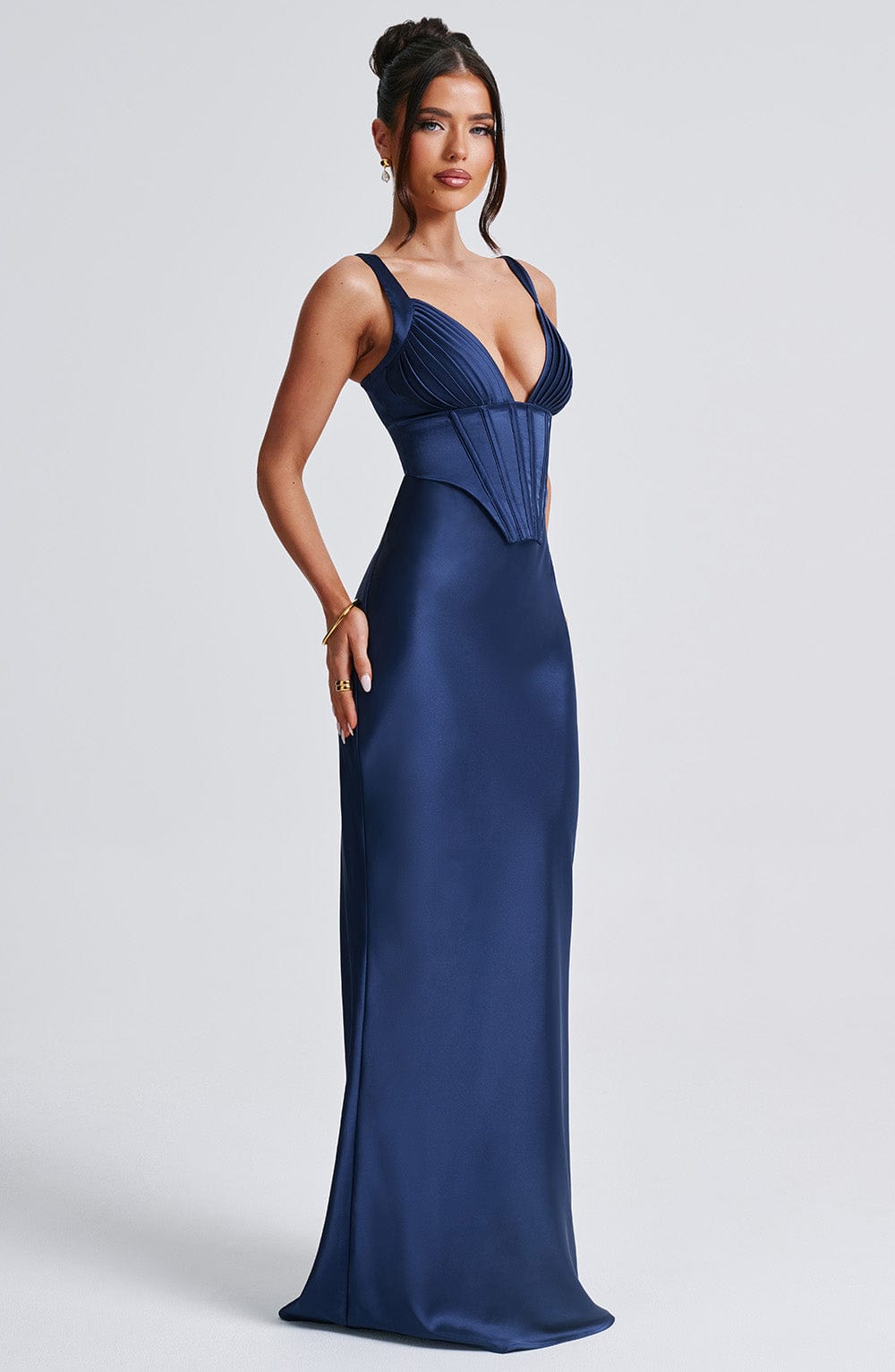 Athena Navy Dress – The Goddess Dress